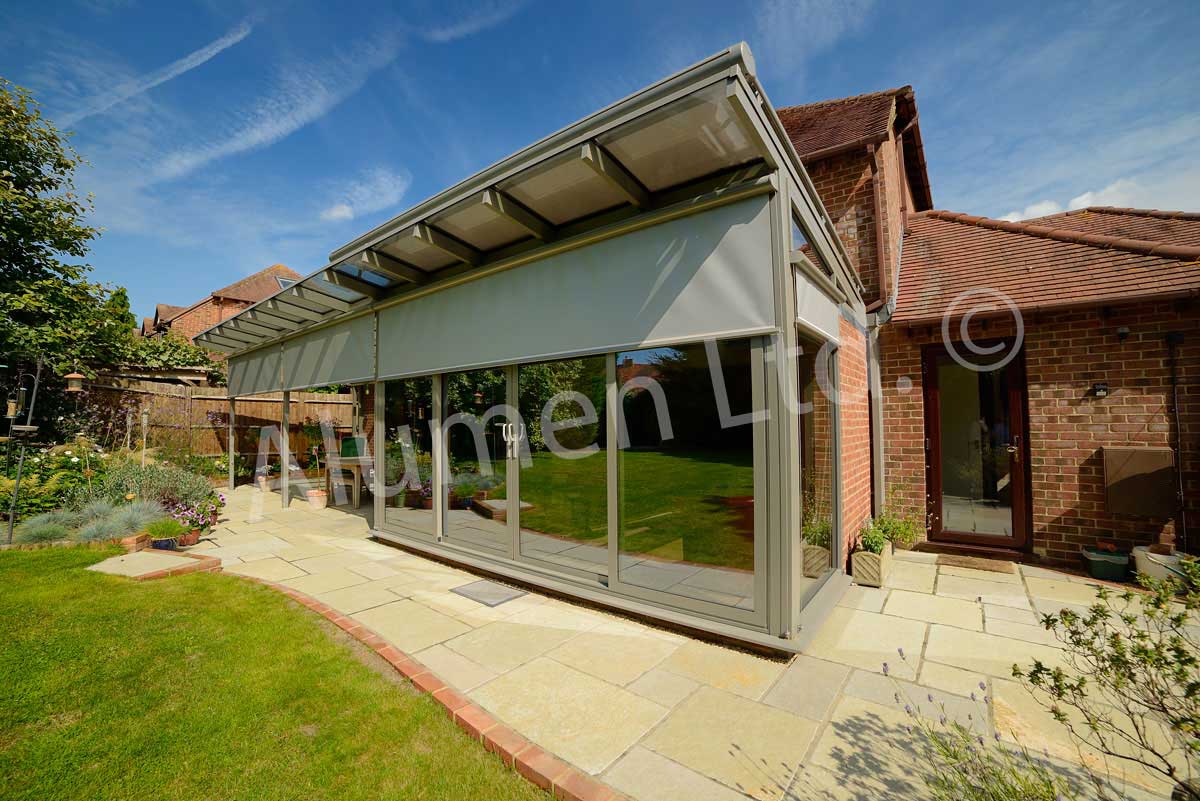 Conservatory with Covered Terrace